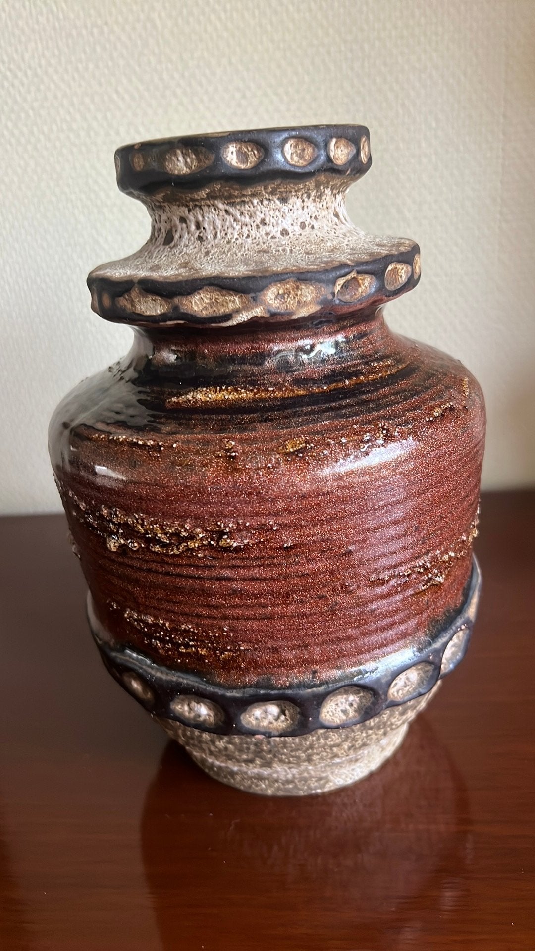 Vintage W.Germany vaas Carstens Tonnienhof, Ophalen of Verzenden