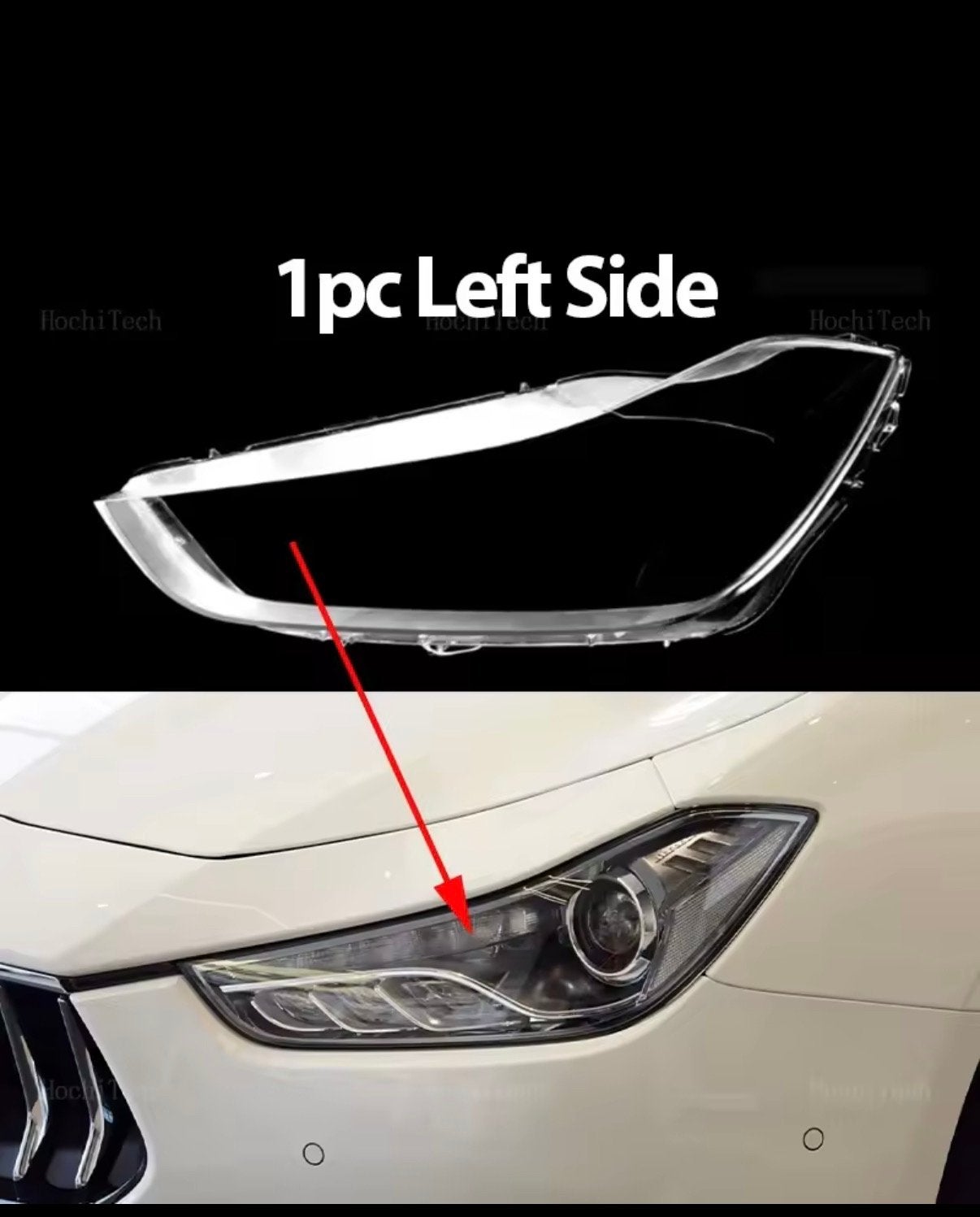 Nieuw Koplampglas Maserati Ghibli - Linkerzijde, Ophalen of Verzenden, Nieuw, Maserati