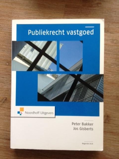 Te koop: publiekrecht vastgoed. ., Ophalen of Verzenden, Beta, Zo goed als nieuw, HBO