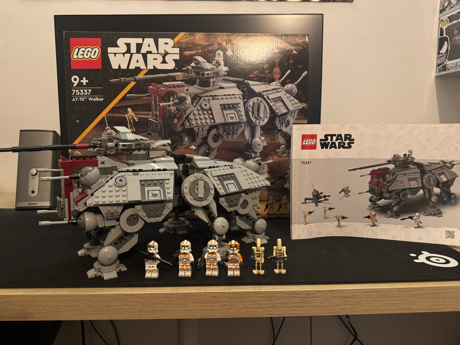 LEGO Star Wars 75337 AT-TE Walker Compleet, Star Wars, Lego, Ophalen of Verzenden, Zo goed als nieuw
