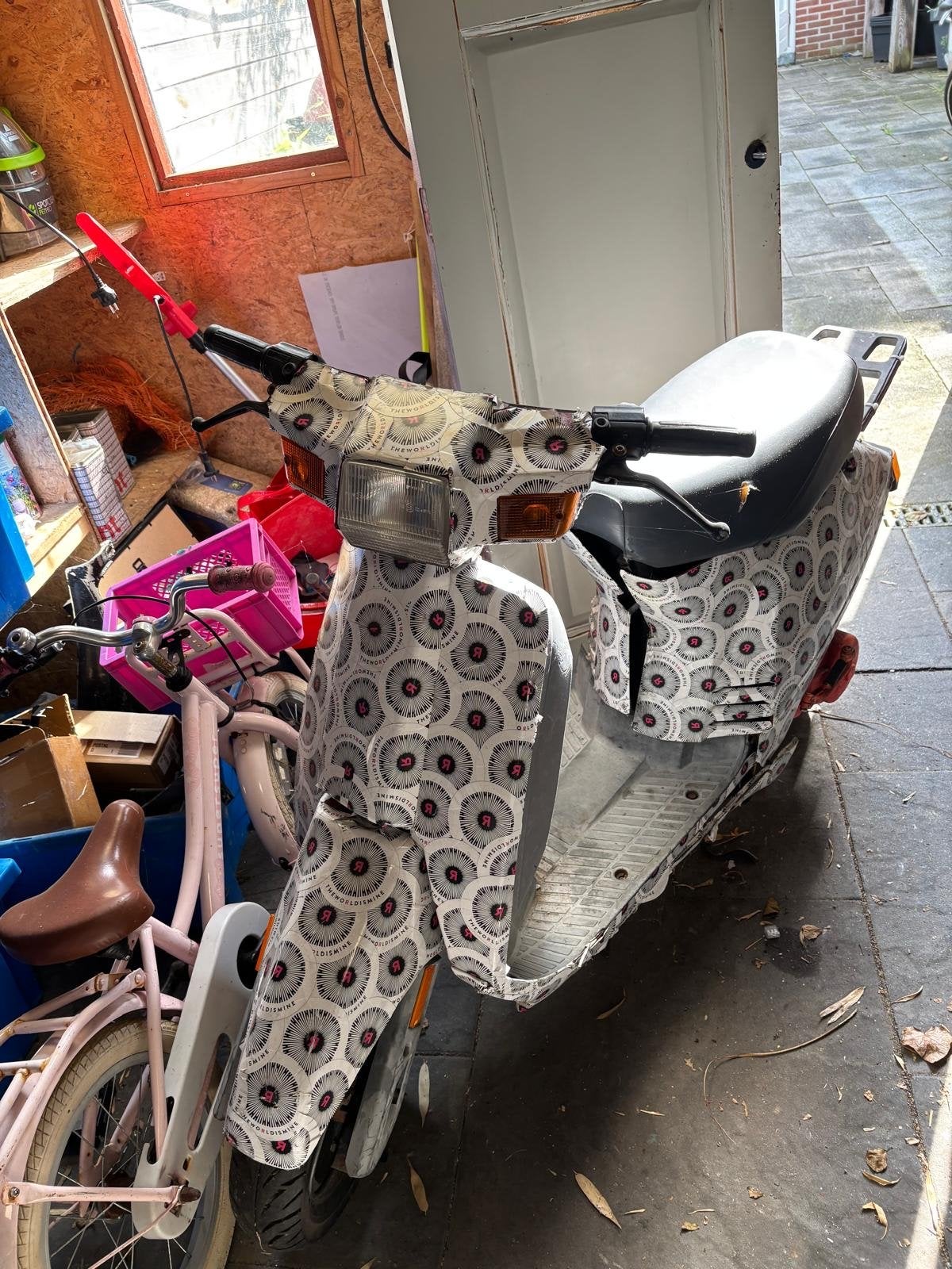 Gratis Peugeot Rapido 70cc project / opknapper met kenteken, Ophalen, Tweetakt, Gebruikt, Maximaal 45 km/u