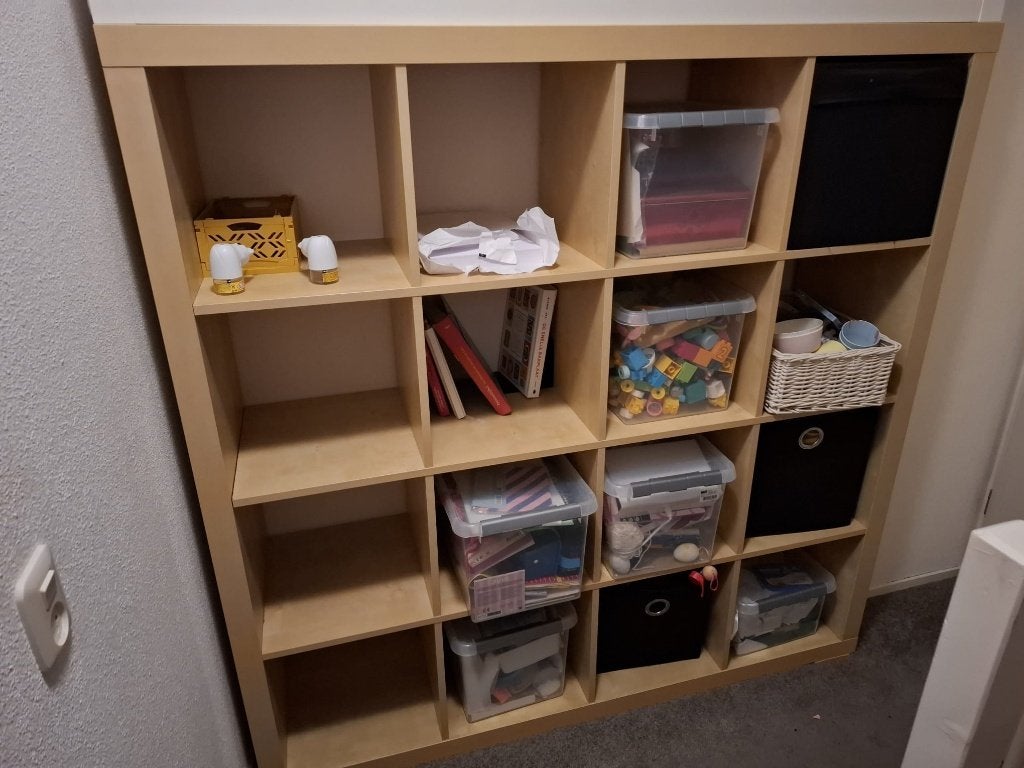 Kalax kast van Ikea met 16 vakjes, Huis en Inrichting, Ophalen, Gebruikt, 100 tot 150 cm, 100 tot 150 cm