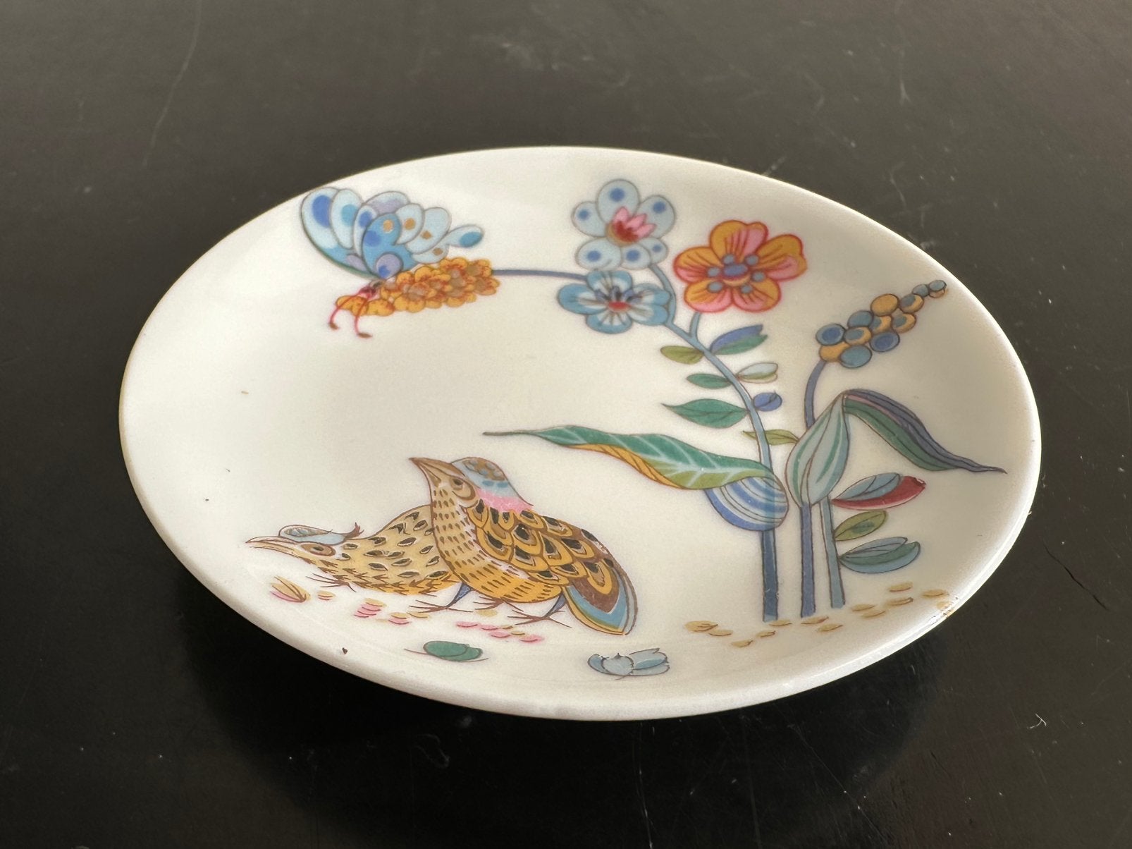 Haviland Limoge porcelein Thee Tip bordje 7.5 cm, Ophalen of Verzenden, Porselein, Kop en/of schotel