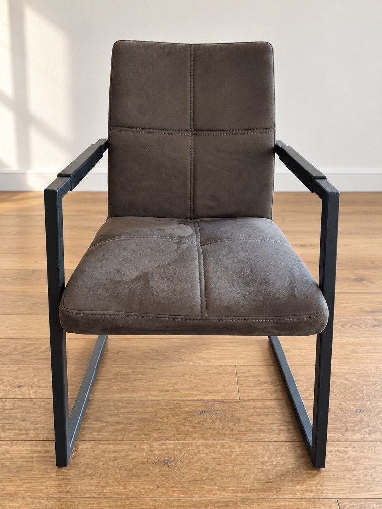 8 Eetkamerstoelen, Huis en Inrichting, Ophalen, Gebruikt, Grijs, Vijf, Zes of meer stoelen