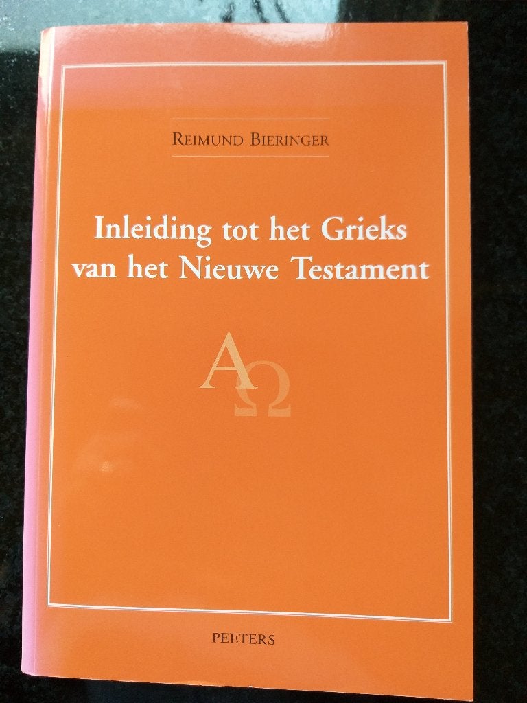 Inleiding tot het Grieks van het Nieuwe Testament, Ophalen of Verzenden, Alpha, Zo goed als nieuw, Niet van toepassing