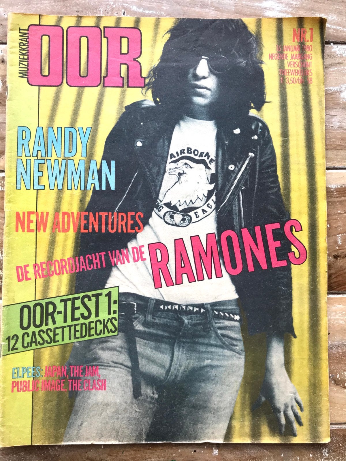 Muziekkrant OOR 1980 NEW ADVENTURES Steve Hillage RAMONES, Ophalen of Verzenden, Zo goed als nieuw, Muziek, Film of Tv