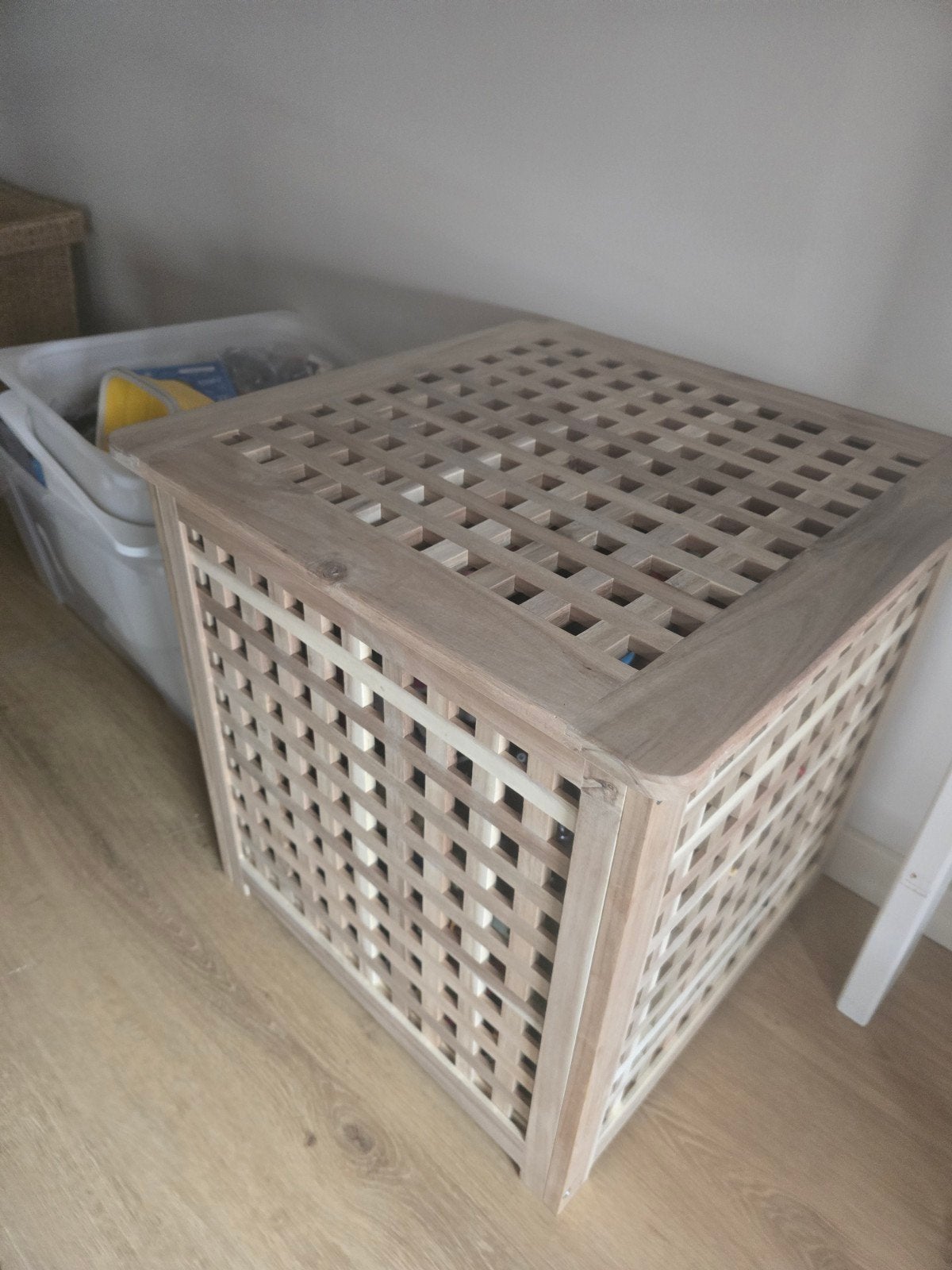 IKEA opbergbox van hout, Minder dan 50 cm, Gebruikt, Minder dan 50 cm, Ophalen of Verzenden