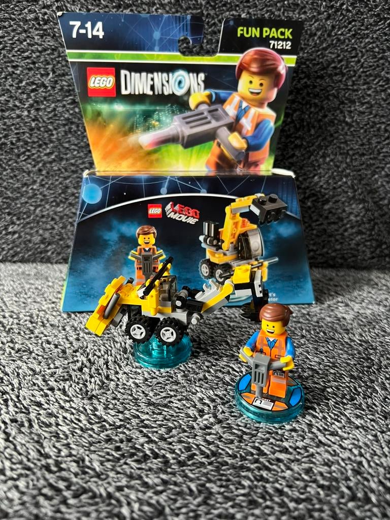 Lego dimensions 71212 Emmet met doos, Avontuur en Actie, 2 spelers, Ophalen of Verzenden, Zo goed als nieuw
