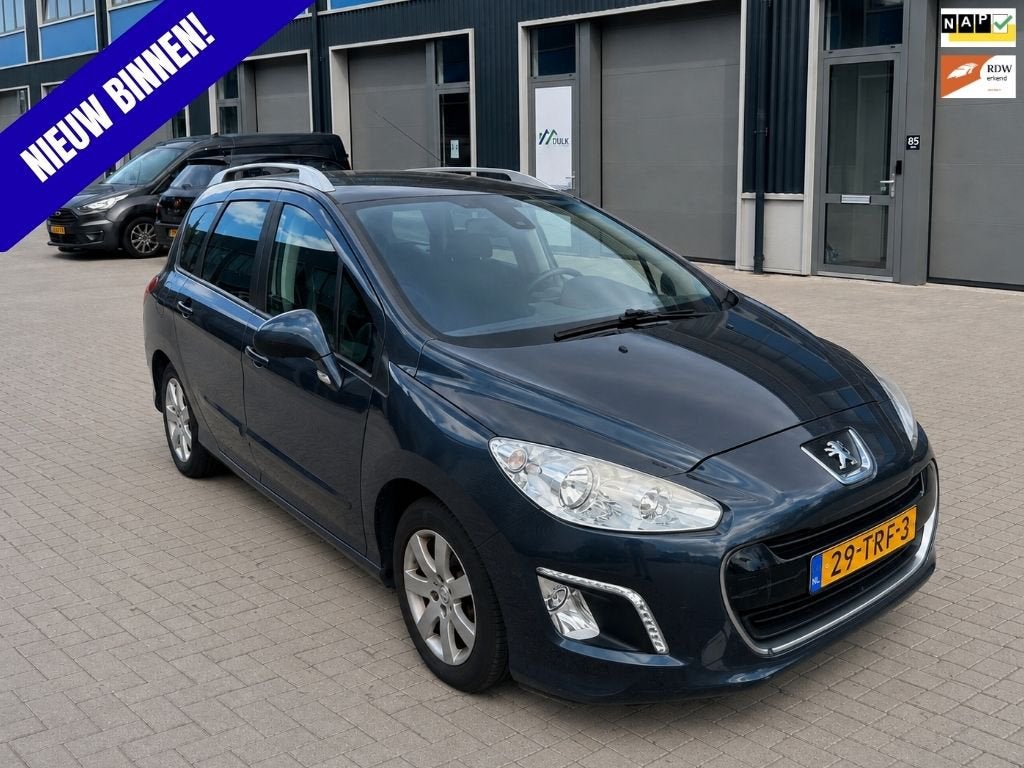 Peugeot 308 SW | 1.6 VTi | Navi | Cruise | PDC | Glazen dak!, Voorwielaandrijving, 1295 kg, 4 cilinders, Blauw