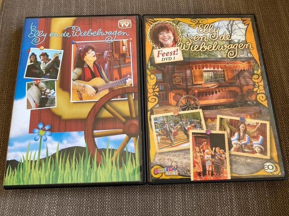 Elly en de Wiebelwagen - feest - 2 dvd’s, Cd's en Dvd's, Alle leeftijden, Ophalen of Verzenden, Zo goed als nieuw, Educatief