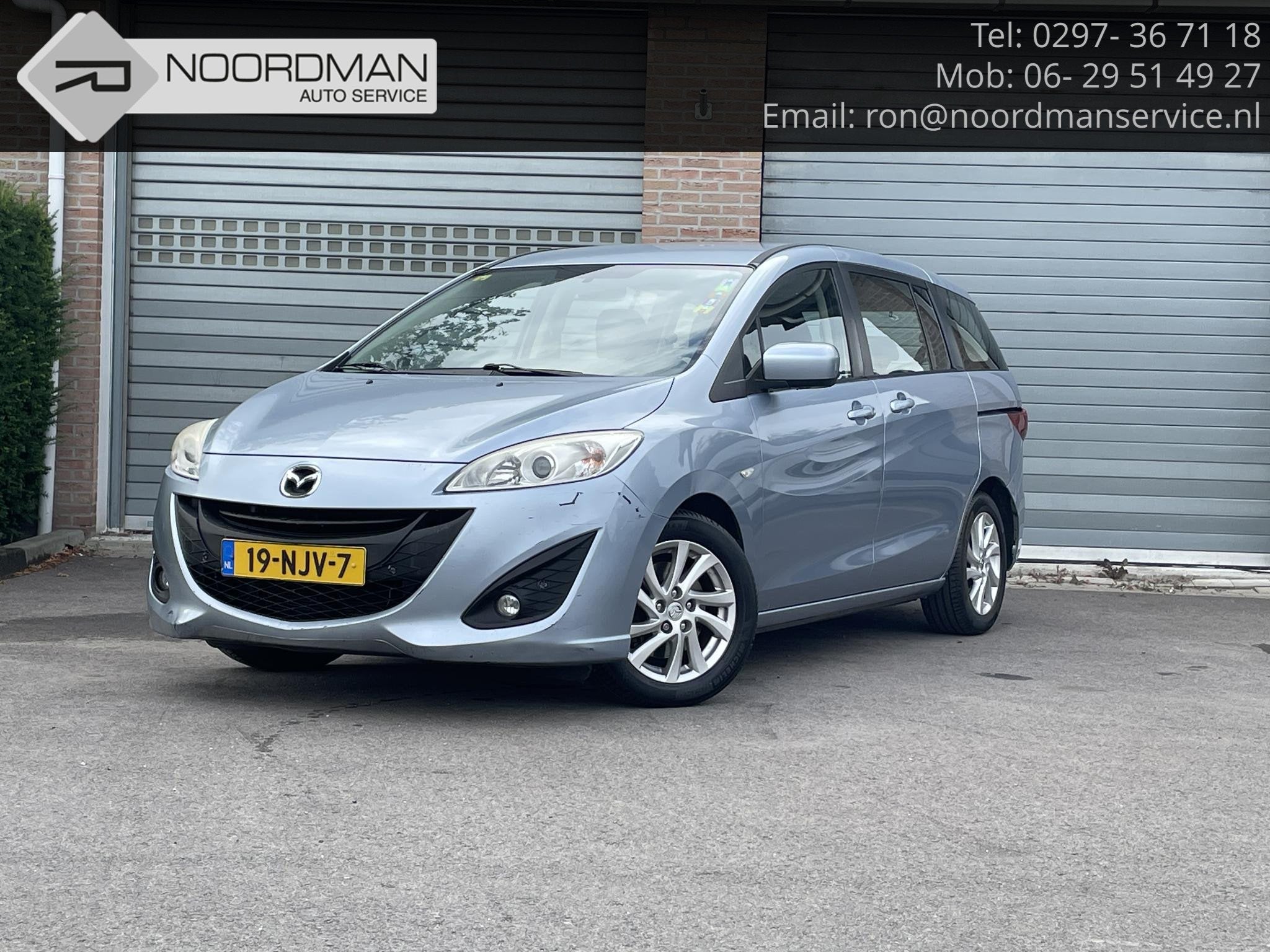Mazda 5 2.0 Business, Stof, Gebruikt, Zwart, 4 cilinders