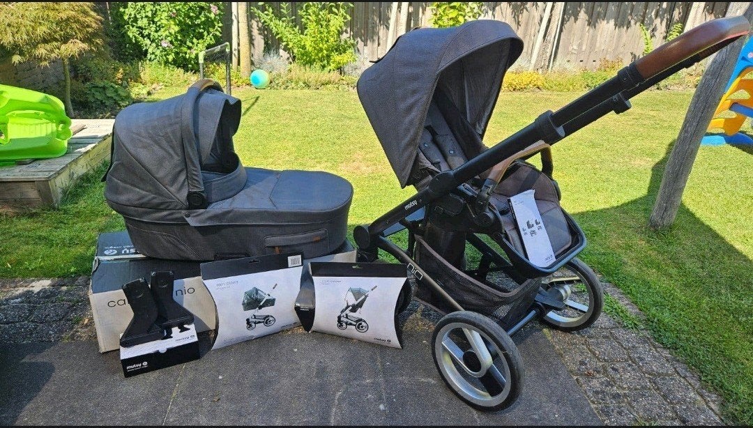 Mutsy Nio kinderwagen 3-in-1 met accessoires, Ophalen, Gebruikt, Combiwagen, Mutsy