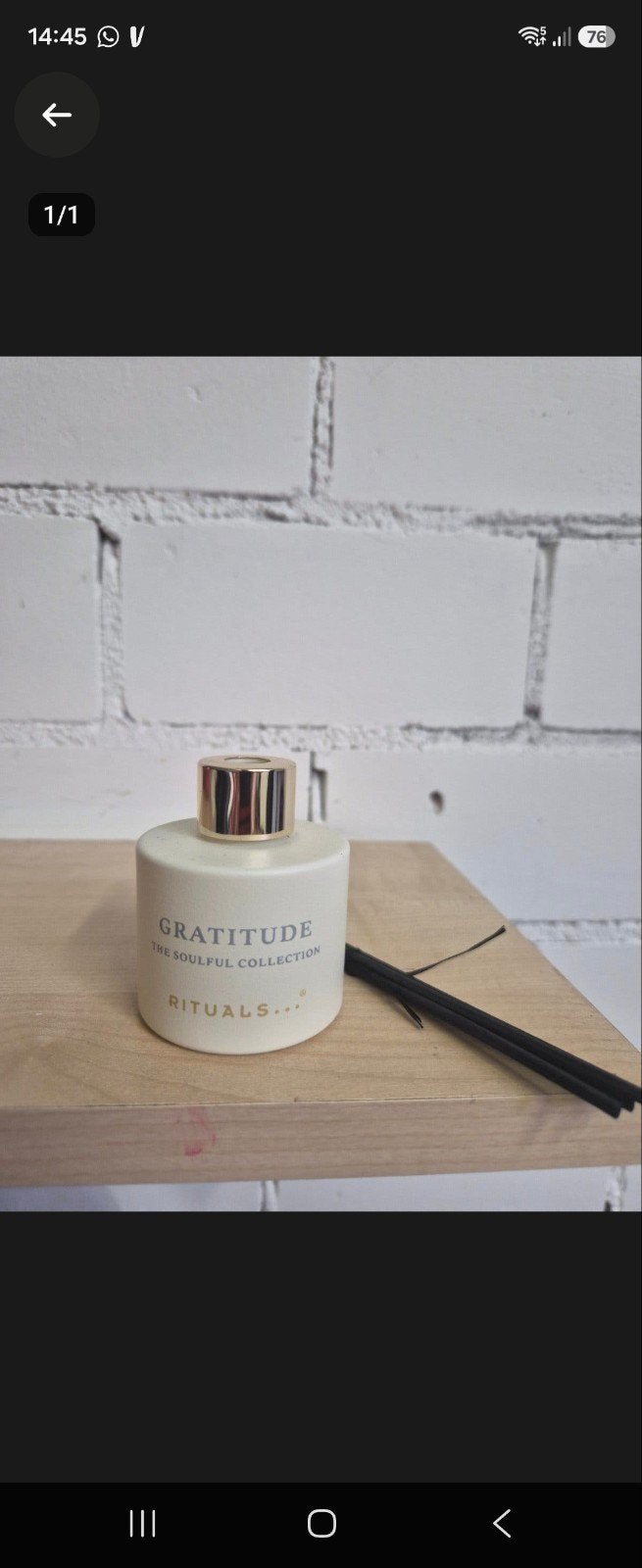 Rituals Gratitude Geurstokjes - The Soulful Collection, Ophalen of Verzenden, Nieuw, Wit, Glas