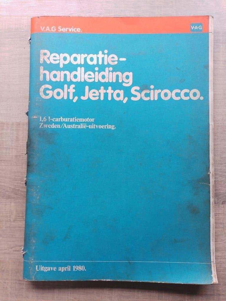 Vw Golf 1 + Cabrio dealer werkplaatsboek 1600 Benzine motor, Boeken, Ophalen of Verzenden, Gelezen, Volkswagen