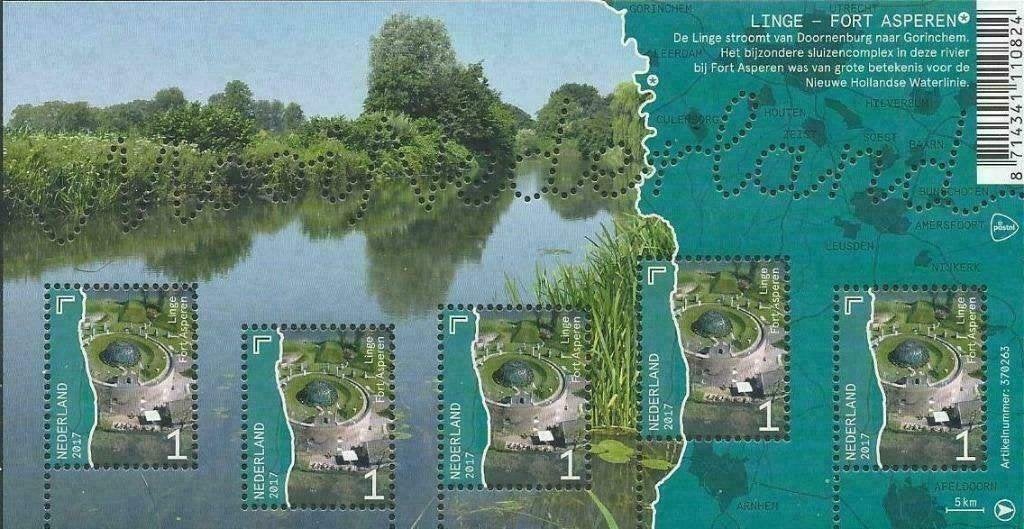 NVPH 3500 Mooi Nederland '17 - Beek en rivierdalen De Linge, Verzenden, Na 1940, Postfris