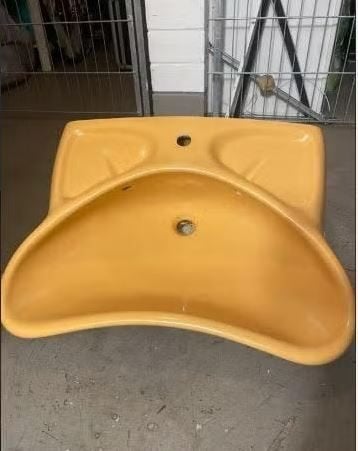 vintage Villeroy & Boch wastafel lavabo Colani 70er, Doe-het-zelf en Verbouw, Sanitair, Ophalen, Zo goed als nieuw, Steen, Wastafel