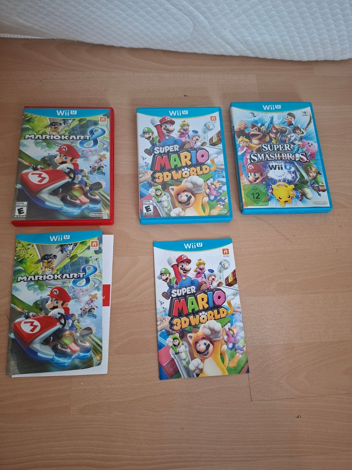 wii u spellen - mario en super smash bros, Ophalen of Verzenden, Zo goed als nieuw, Plaatje