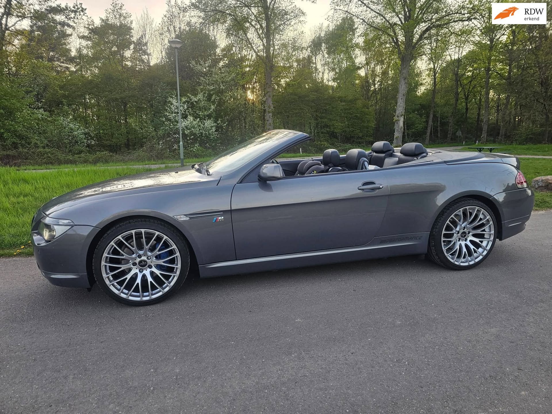 BMW 6-serie Cabrio 630i M-pakket liefhebbersauto, Auto's, Achterwielaandrijving, Gebruikt, 1675 kg, Cabriolet