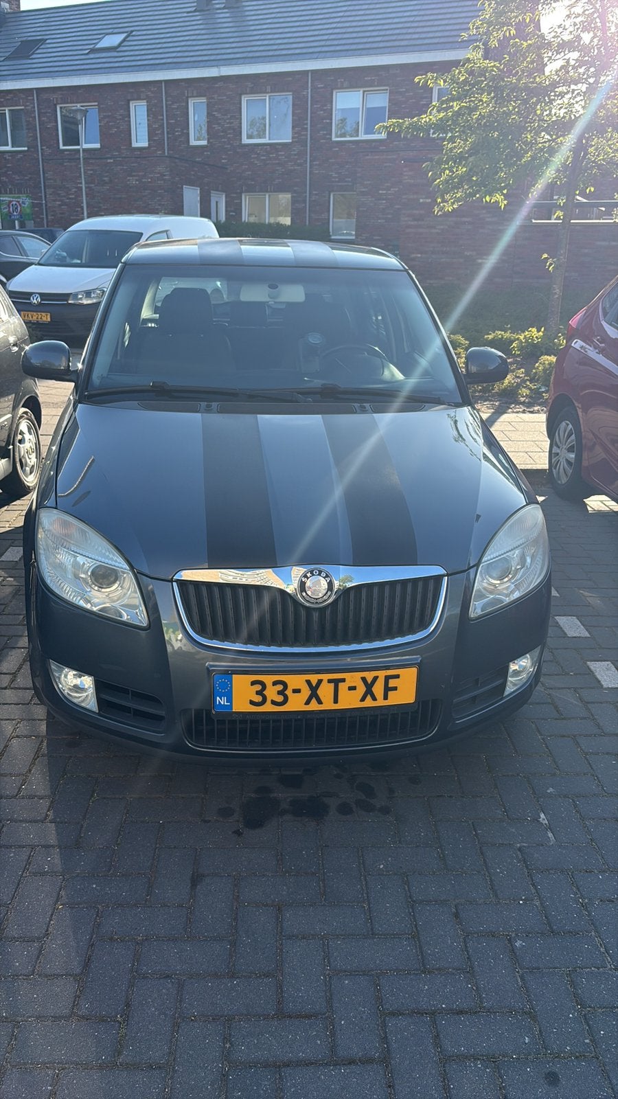 Skoda Fabia 1.4 16V 63KW 2007 Grijs, Auto's, Voorwielaandrijving, 15 km/l, 40 €/maand, 4 cilinders
