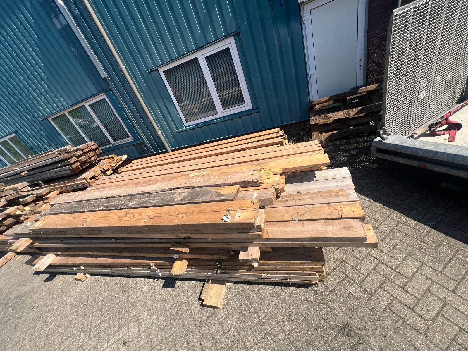 Houten balken diverse afmetingen - direct af te halen, Ophalen, Gebruikt, Balk, Overige houtsoorten