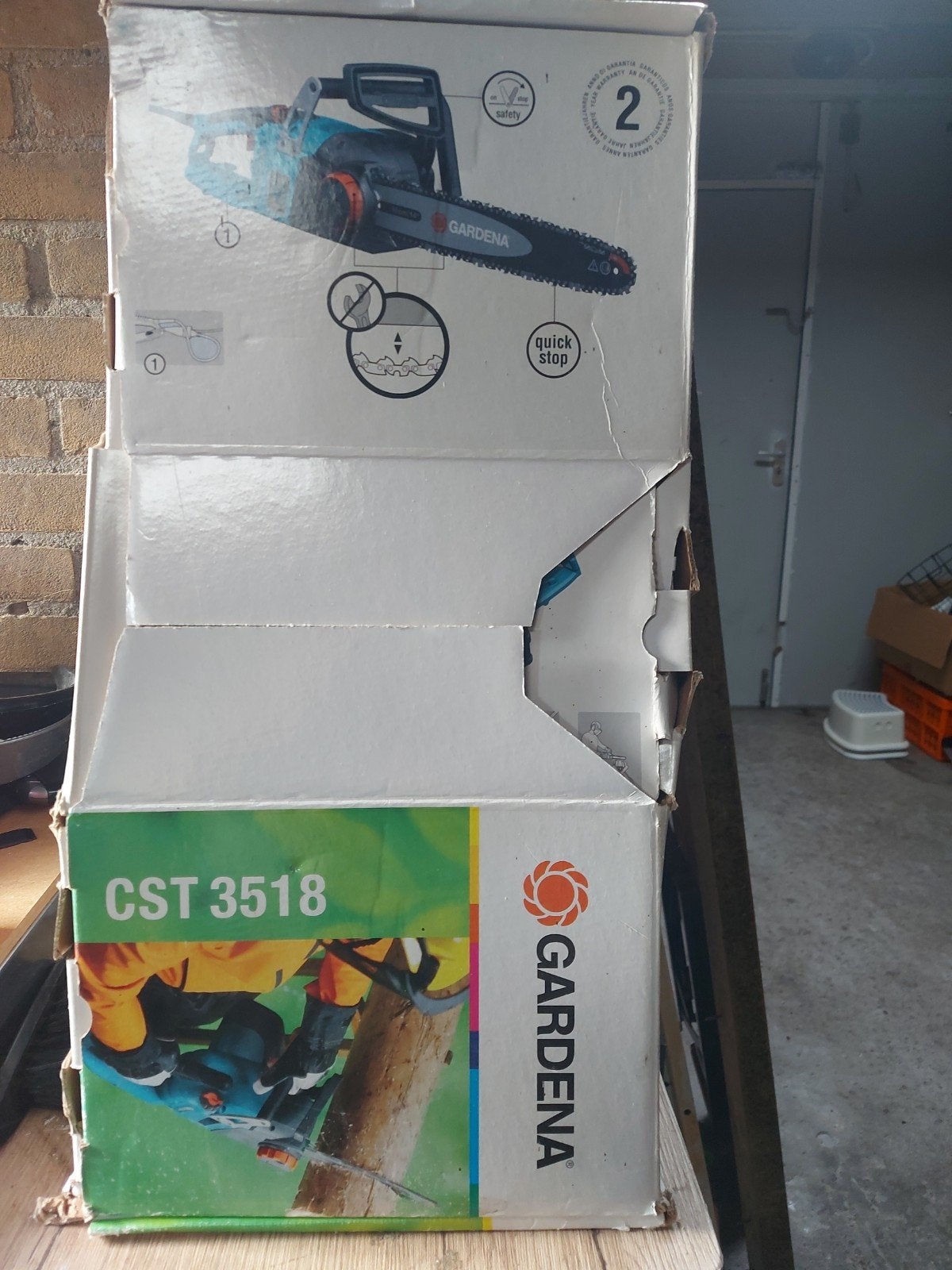 Gardena CST 3518 Elektrische Kettingzaag - Nieuw in doos, 70 mm of meer, Kettingzaag, Nieuw, Ophalen of Verzenden