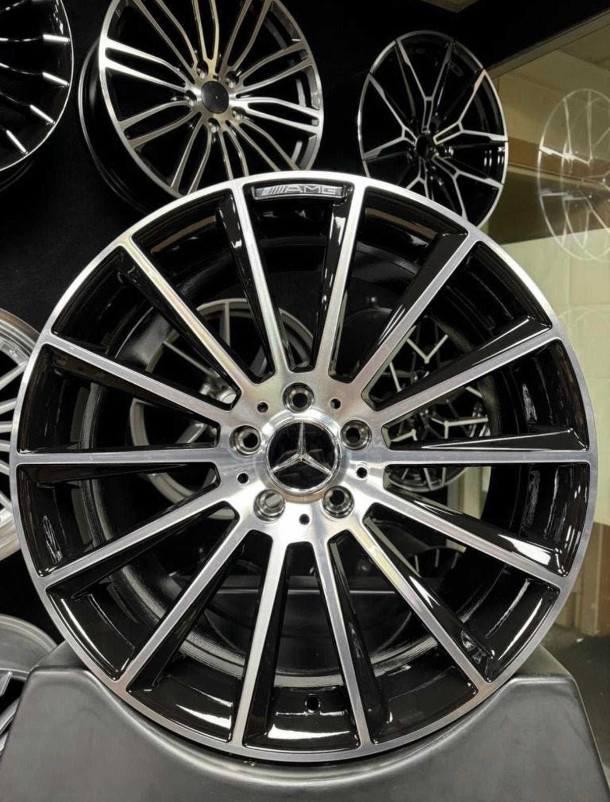 19 inch velgen voor Mercedes AMG look 5x112 A B C CLA KLASSE, 19 inch, Velg(en), Nieuw, Ophalen of Verzenden