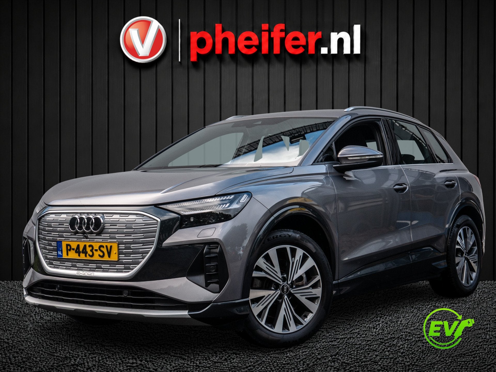 Audi Q4 e-tron 40 Launch edition Advanced 77 kWh SOH 97% Mat, Auto's, Automaat, Gebruikt, Met garantie (alle), Verwarmde buitenspiegels