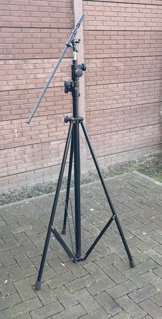 Microfoon K&M statief en Sennheiser statief draagtas, Muziek en Instrumenten, Verzenden, Zo goed als nieuw, Muziekstandaard, Microfoon