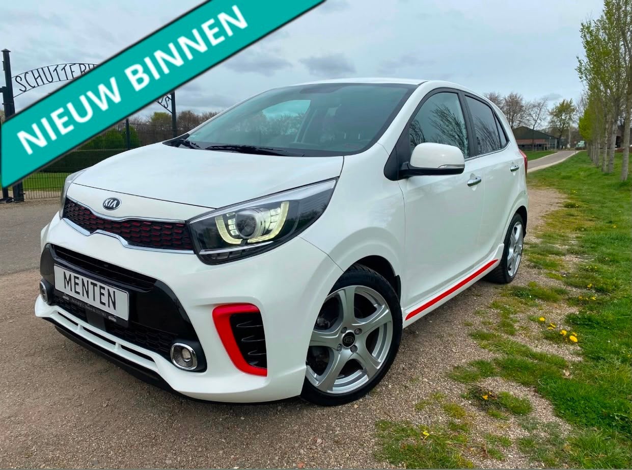 Kia Picanto 1.2 Cvvt 84pk Aut 5-zits 2018 Wit, 4 cilinders, Leder, Bedrijf, 84 pk