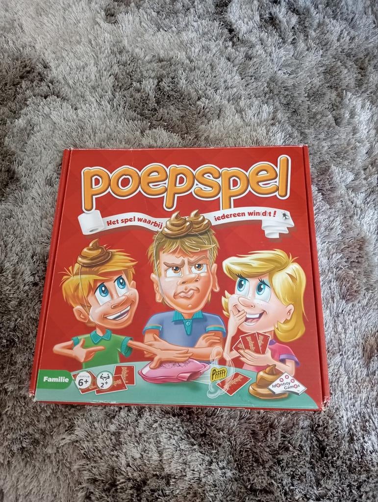 Poepspel - Het spel waarbij iedereen windt!, Drie of vier spelers, Ophalen of Verzenden, Zo goed als nieuw, Jumbo