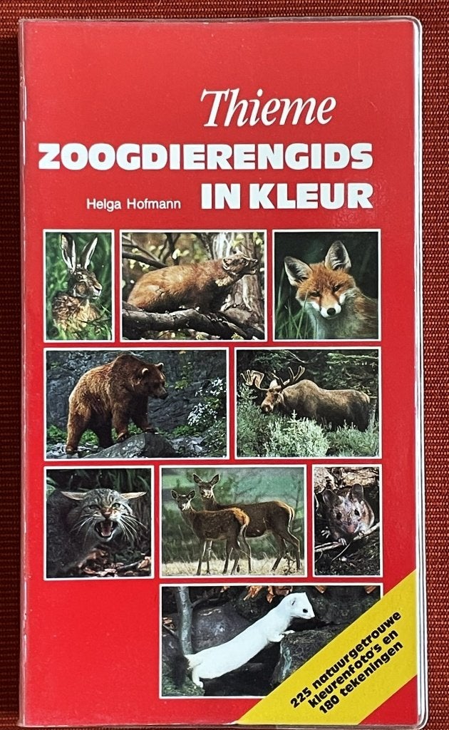 Thieme zoogdierengids in kleur, Boeken, Natuur, Ophalen of Verzenden, Zo goed als nieuw, Helga Hofmann, Overige onderwerpen