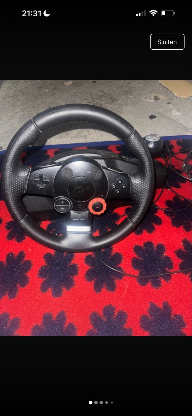 Logitech Driving Force GT Racestuur met pedalen, Ophalen, Nieuw, Direct drive, Overige typen