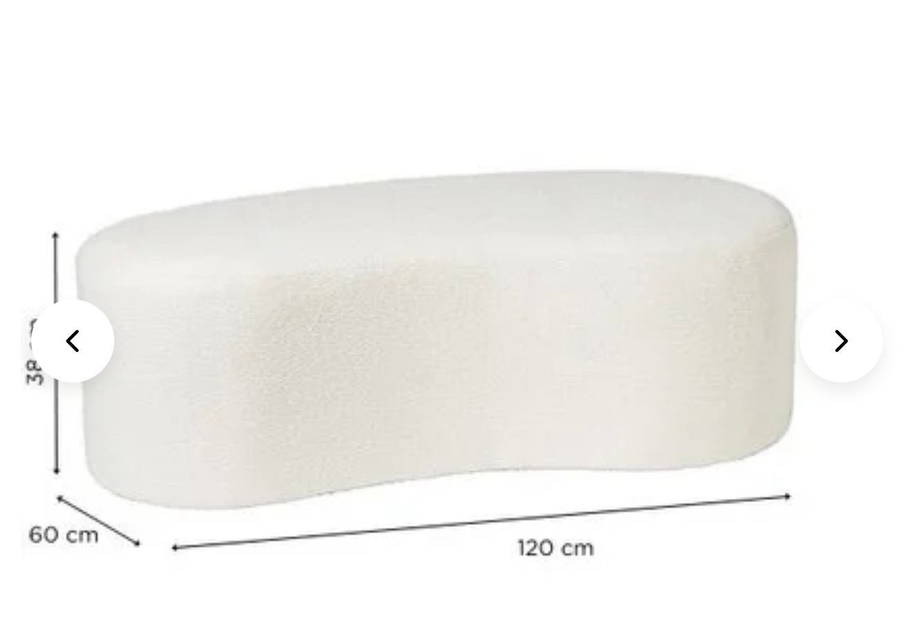 poef 120 cm teddy Xenos, Ophalen, Zo goed als nieuw, Rond, 100 tot 125 cm