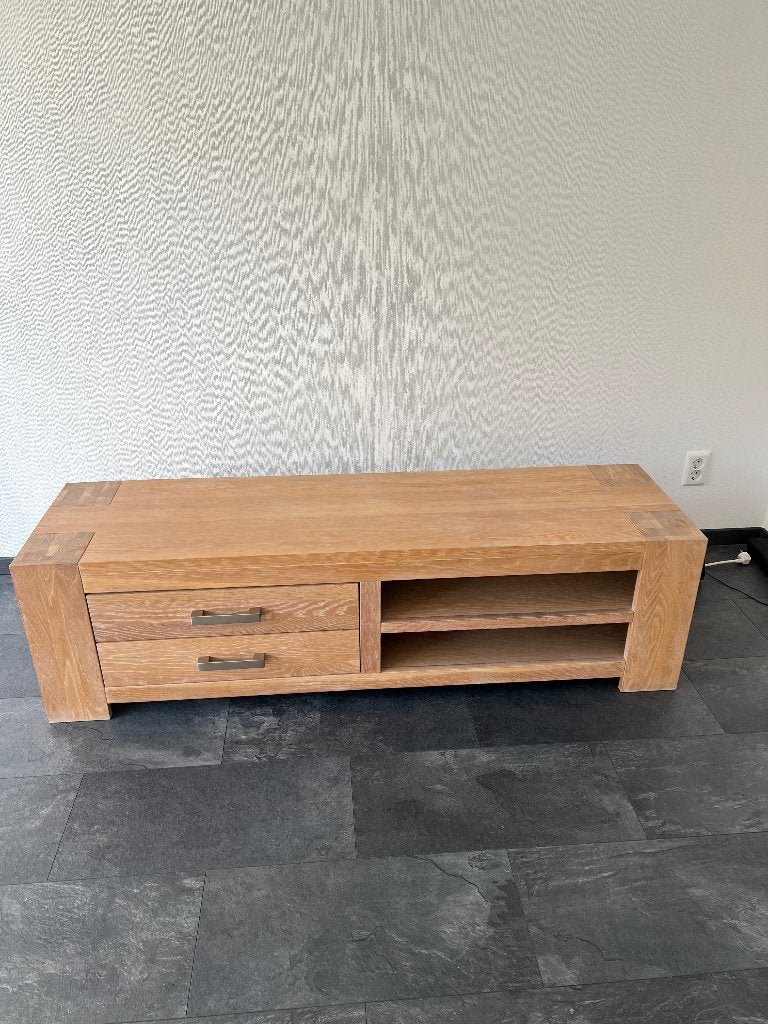 Tv meubelen, Eikenhout, Zo goed als nieuw, Minder dan 100 cm, 25 tot 50 cm