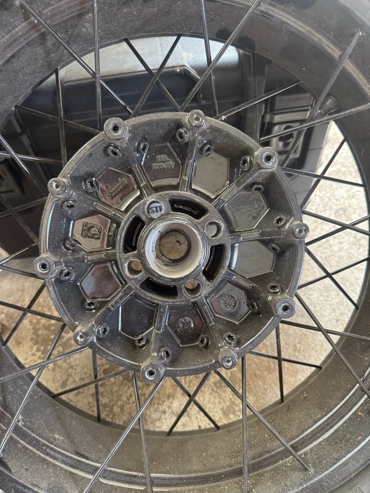 BMW R 1200/1250 GS/Adventure LC Achterwiel met Mitas Band, Motoren, Ophalen, Gebruikt