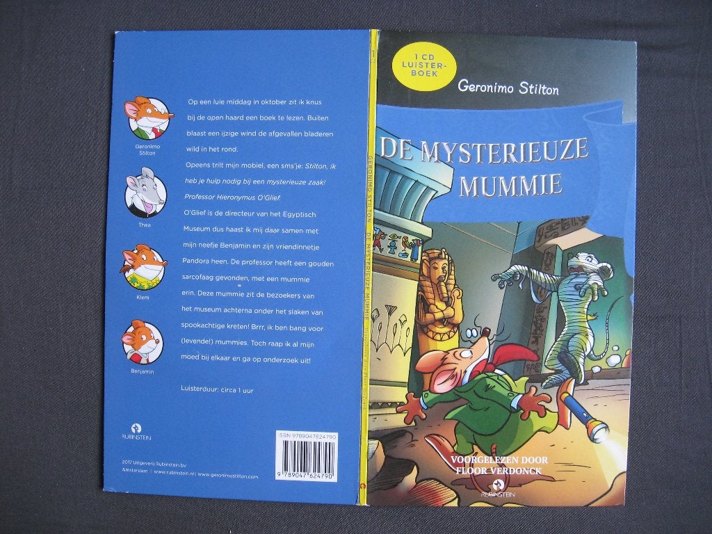 luisterb. Geronimo Stilton 3x 1CD (evt. plus 1x 3CD), Boeken, Ophalen of Verzenden, Geronimo Stilton, Cd