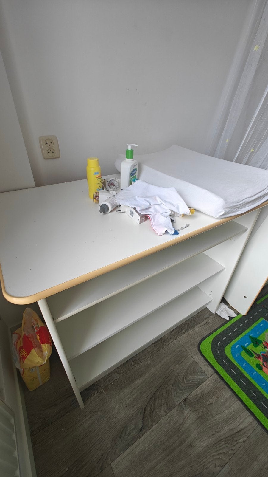 Commode met aankleedkussen en opbergruimte, Overige merken, Gebruikt, Aankleedkussen, Ophalen of Verzenden