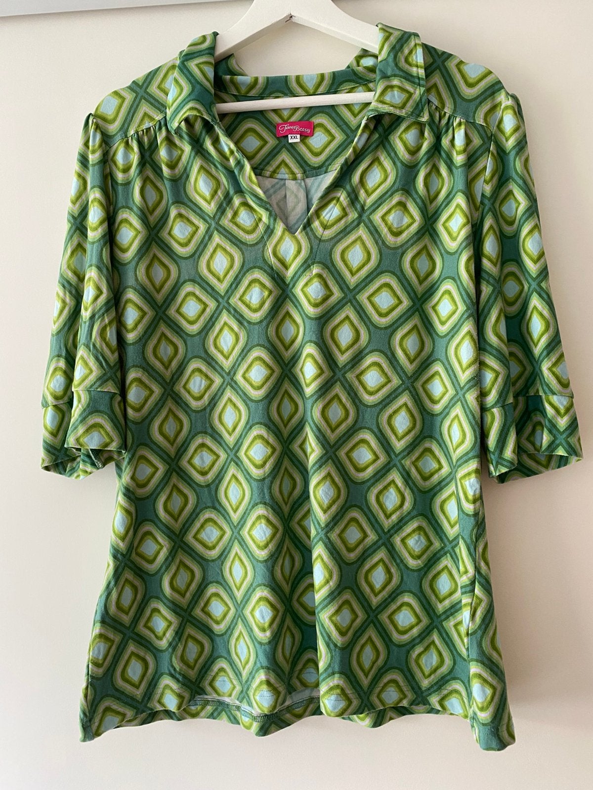 Tante Betsy polo shirt diamond green XXL, Ophalen of Verzenden, Gedragen, Maat 46/48 (XL) of groter, Groen