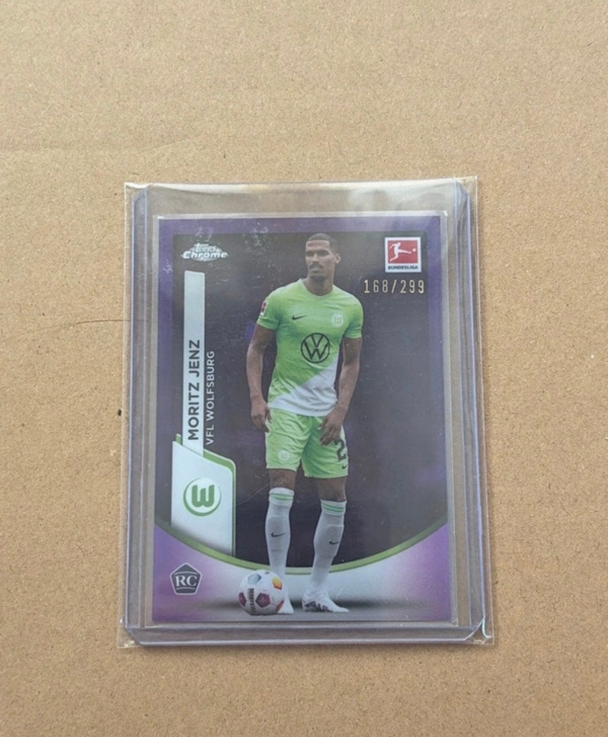 Moritz Jenz /299, Verzamelen, Ophalen of Verzenden, Zo goed als nieuw, Buitenlandse clubs, Spelerskaart