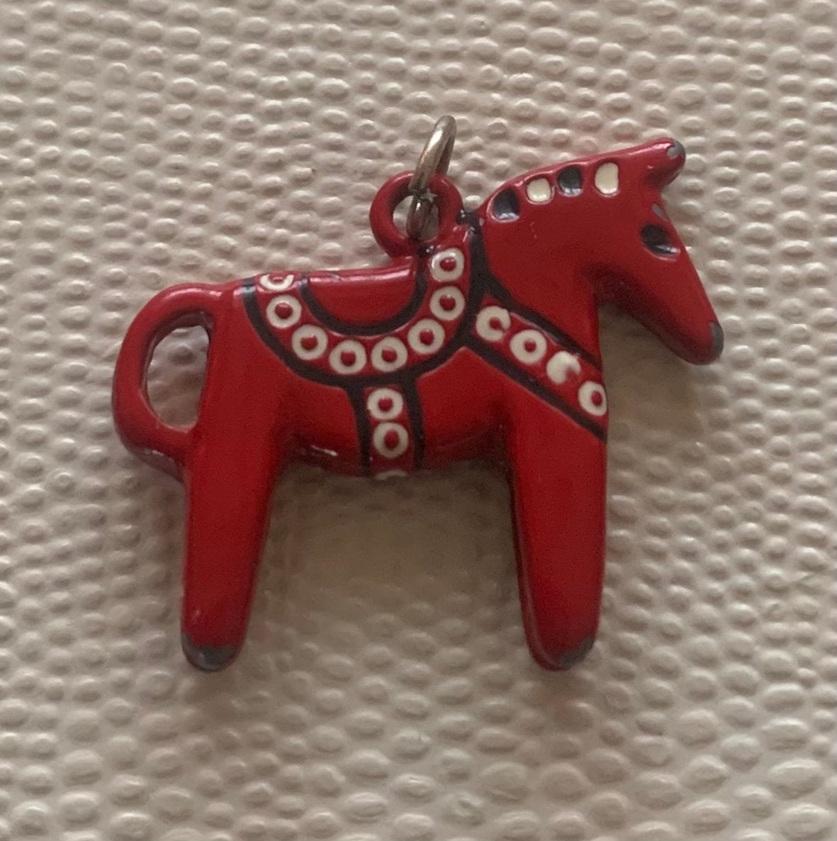 Dala paardje (tin), Sieraden, Tassen en Uiterlijk, Ophalen of Verzenden