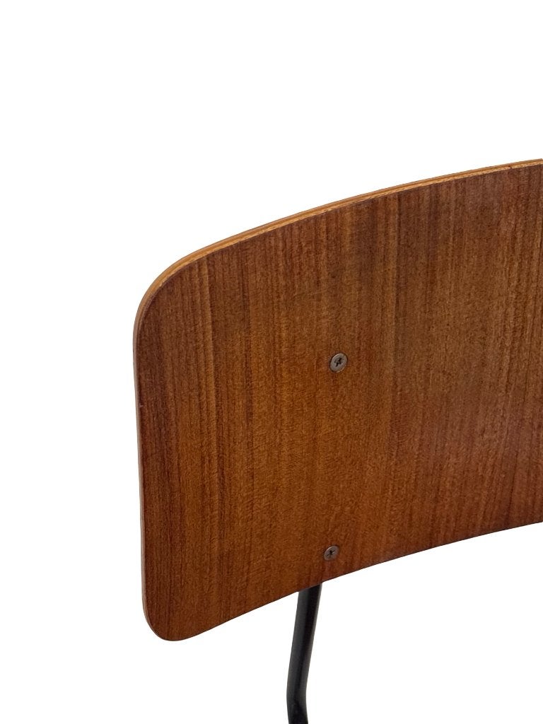 Vintage Gispen 1262 Teak Eetkamerstoel Cordemeijer Design, Huis en Inrichting, Ophalen, Vintage Gispen, Bruin, Vintage Gispen