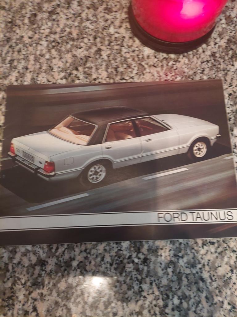 FORD TAUNUS VERKOOP BROCHURE  1976  ROELEVELD B.V .MAARSSEN, Ophalen of Verzenden, Zo goed als nieuw, Ford