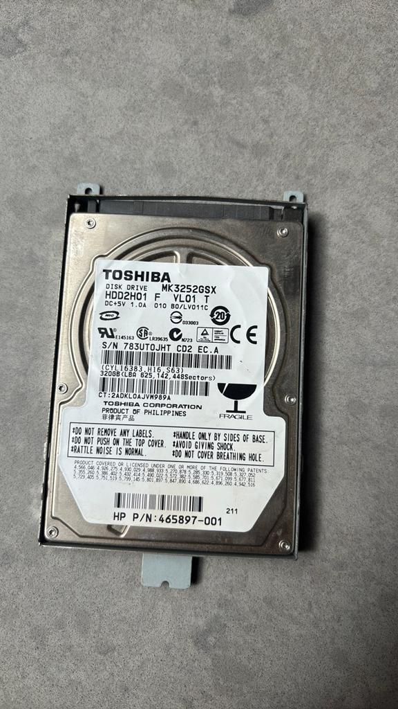 Toshiba, Computers en Software, Harde schijven, Intern, Ophalen of Verzenden, Laptop, SATA