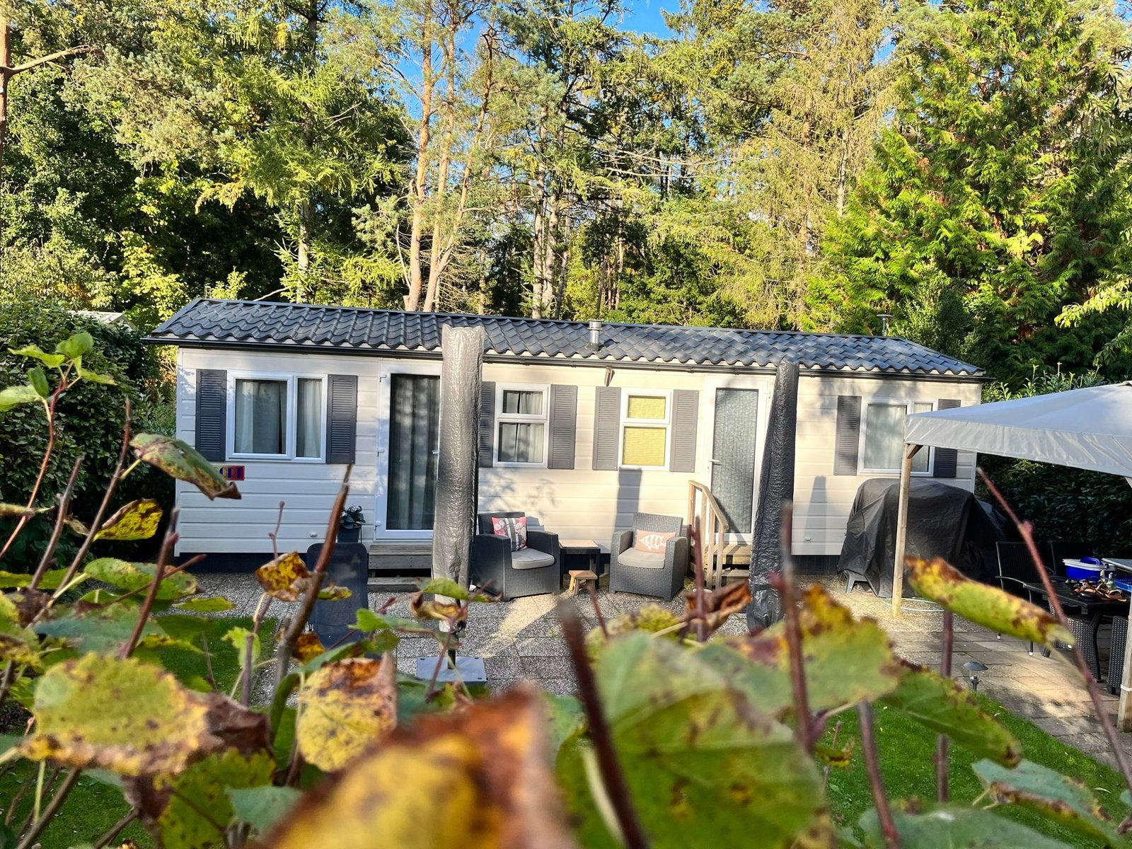 Te koop Chalet op de Veluwe Bennekom, Caravans en Kamperen, Stacaravans, Tot en met 4