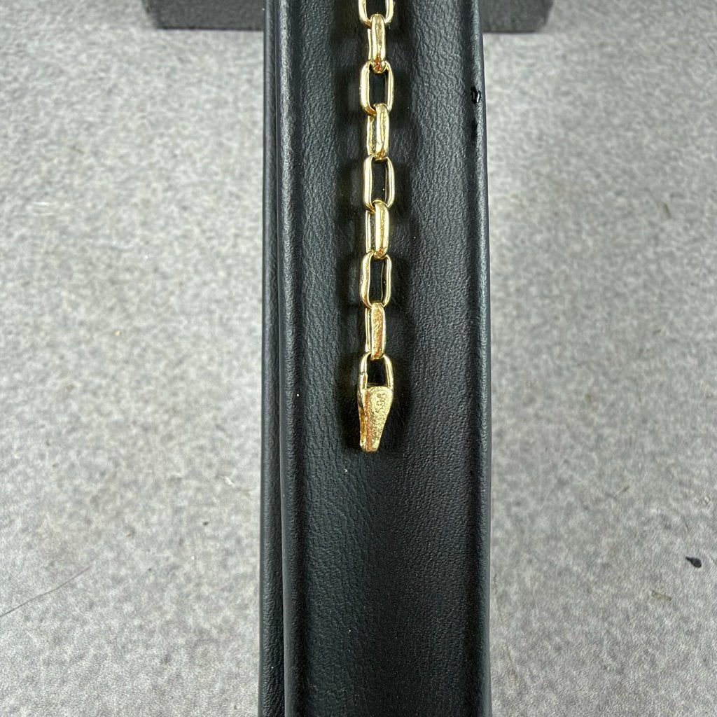 Gouden Armband | 14k | 2,9g | kinderplaatband | 15cm| 416214, Sieraden, Tassen en Uiterlijk, Ophalen of Verzenden, Gebruikt, Goud
