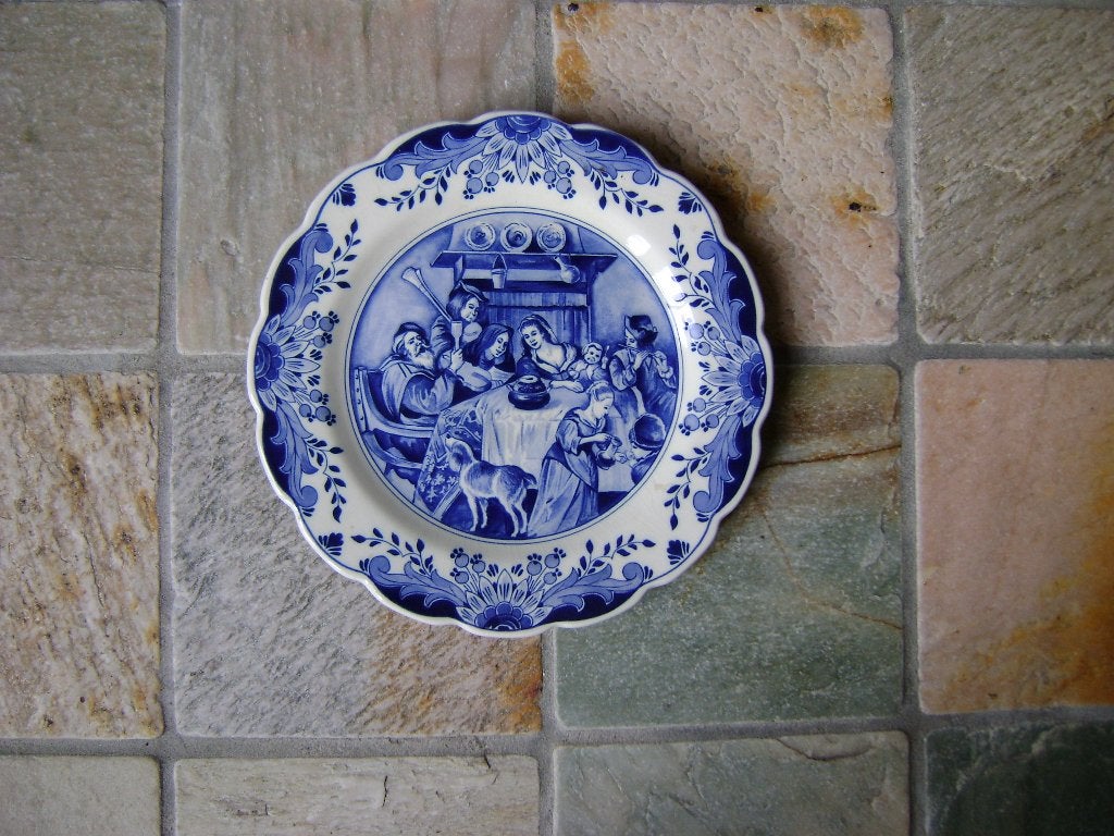 wandbord Delfts blauw - Regina, Ophalen of Verzenden