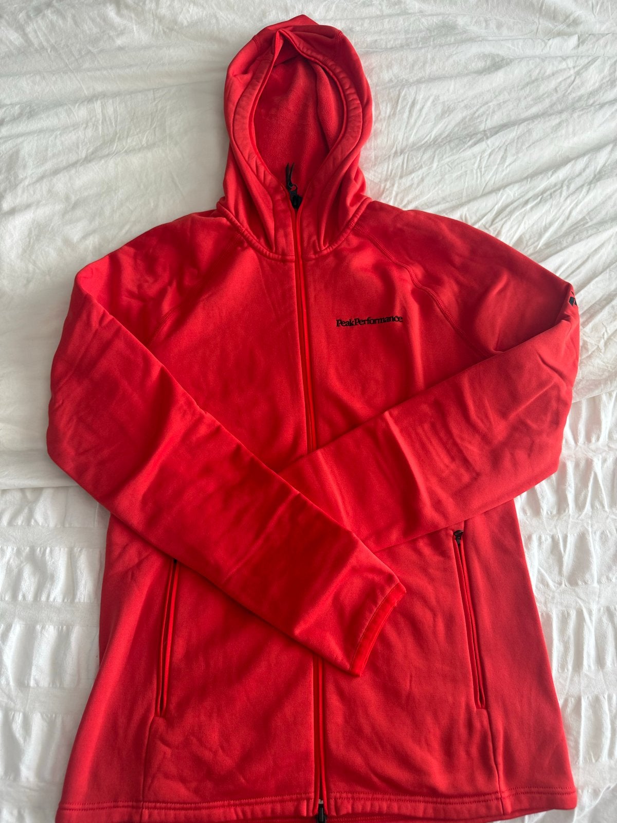 Peak Performance heren vest maat S - ideaal voor skiën, Verzenden, Zo goed als nieuw, Maat 46 (S) of kleiner, Rood