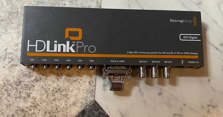 Blackmagic Design HDLink Pro DVI Digital Video Monitor, Ophalen of Verzenden, Zo goed als nieuw, Video