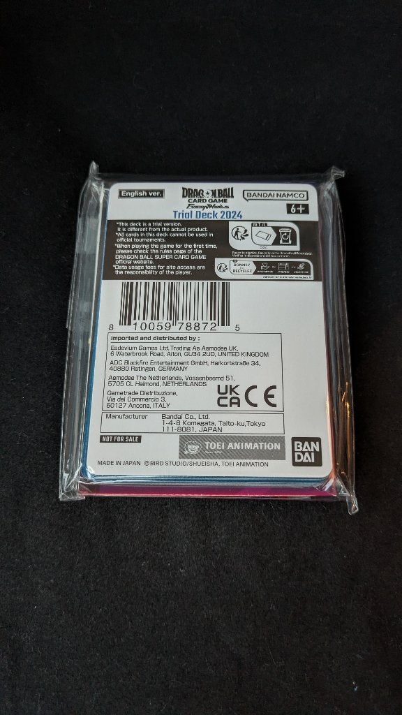 Dragon Ball Super Card Game: Vegeta Demo Deck, Ophalen of Verzenden, Speeldeck