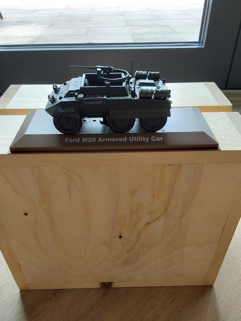 Ford M20 Armored Utility Car - schaalmodel Atlas, Ophalen of Verzenden, Zo goed als nieuw, Overige typen, Overige merken